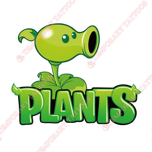 Plants vs Zombies Customize Temporary Tattoos Stickers NO.974